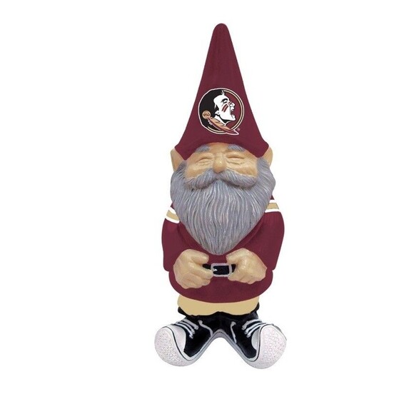 Other - Florida State Seminoles FSU NCAA 11" Tall Garden Gnome Evergreen Preowned